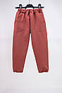 Штани спортивні для дівчинки під гумку двунитка, фото 4