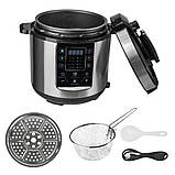 Мультиварка скороварка 6л Hoffmans HM-718 на 14 программ з дисплеєм електрична 1000Вт для дому, фото 10