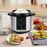 Мультиварка скороварка 6л Hoffmans HM-718 на 14 программ з дисплеєм електрична 1000Вт для дому, фото 8