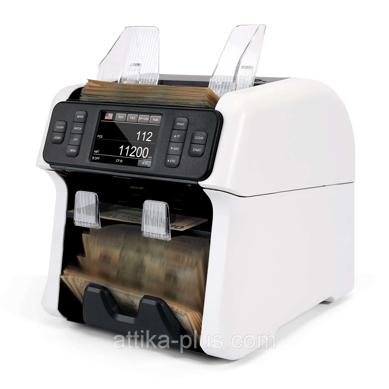 Сортувальник банкнот двокишеньковий Optima VS-75, фото 1