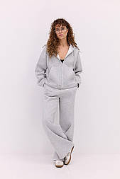 Жіночий спортивний костюм утеплений із зіп-худі в різних кольорах