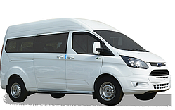 Дефлектори вікон, вітровики Ford Transit Custom 2013- (Autoclover E219)