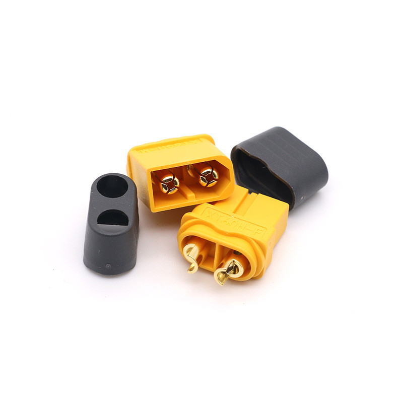 Силовий роз'єм живлення 60 А Amass XT60H XT60 тато мама пара з ковпачком для RC 2pin, фото 1