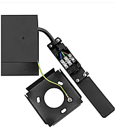 Садовий ліхтар від мережі стовпчик з розеткою 80 см, фото 4