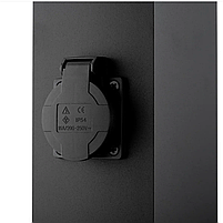 Садовий ліхтар від мережі стовпчик з розеткою 80 см, фото 5