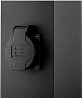 Садовий ліхтар від мережі стовпчик з розеткою 80 см, фото 7