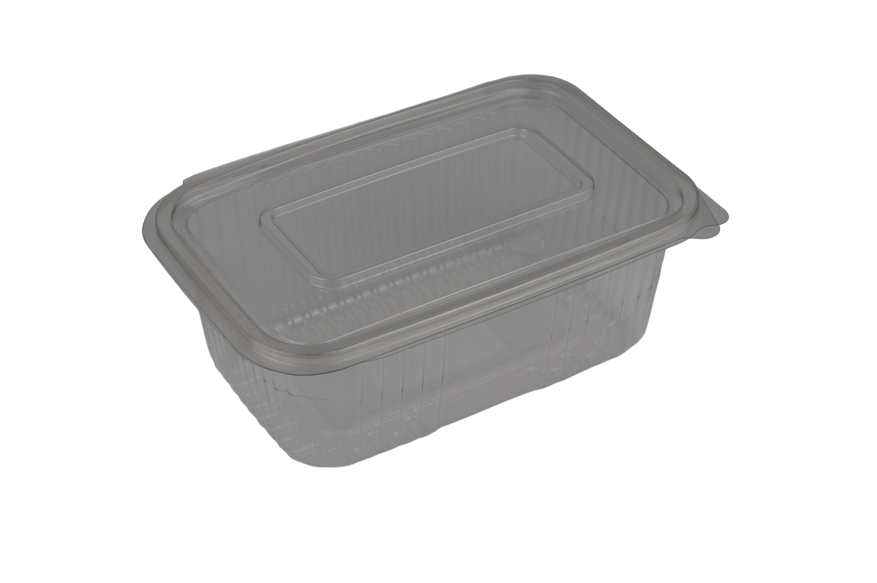 Контейнер пластиковий з кришкою 500мл (50шт/уп), фото 1