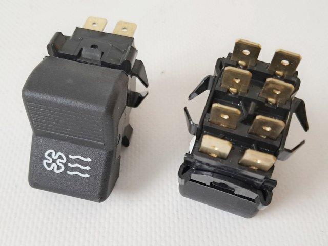 Клавіша вентилятора (8-ми конт.) П147-08.11, фото 1