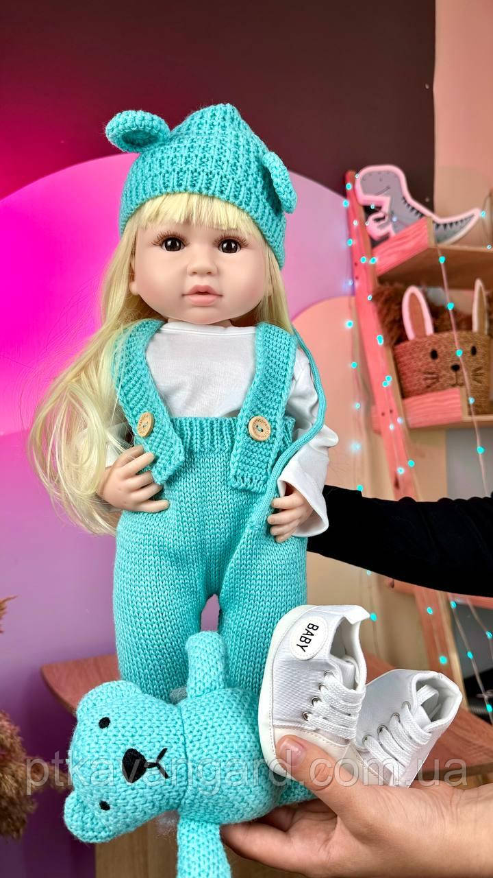 Лялька функціональна AFD 8866-68 S (висота 52 см, гумова, звуки, прошите волосся, аксесуари), фото 1