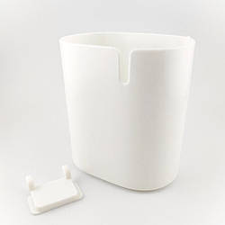 Стакан на органайзер підставка Pegboard/Пегборд для рукоділля 11х10х7 см 1 шт. Білий