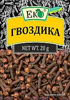 Спеції та прянощі ЕКО Гвоздика 20г