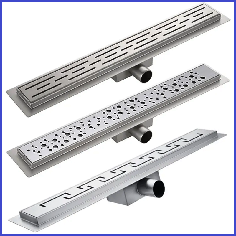 Трап для душової кабіни 30 35 40 45 50 55 60 65 70 75 80 85 90 100 120 см, фото 1