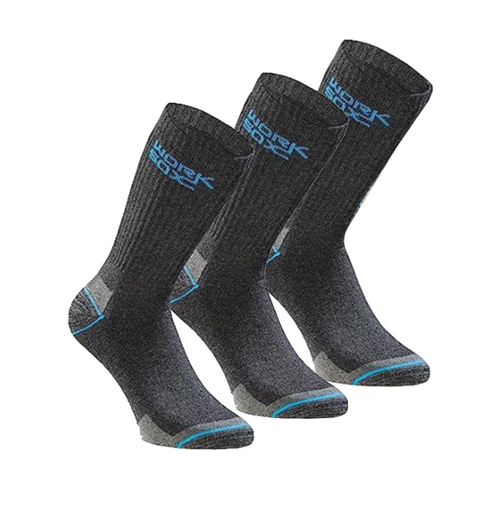 Шкарпетки Worksox (3 пари) 43-46 Grey Anthracite