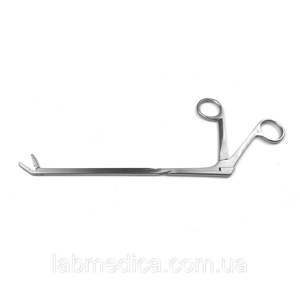 Кусачки Caspar кісткові для ламінектомії вигнуті вниз. Довжина 18,5 см, р.ч. 12х3 мм SURGIWELOMED, фото 1