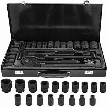 Набір ударних головок з воротком 1/2 8-32 мм 24 од. Falon Tech FT2546