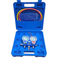 Колектор двухвентельний VALUE VMG -2 R22--У шланги 90 см ( R404,407,22,134 ) кейс