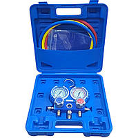 Колектор двухвентельний VALUE VMG -2 R410А-B шланги 90 см ( R410,407,22,134 )( кейс)