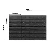 Велика настінна панель для інструментів 117х78см із 44 контейнерами, фото 5