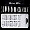 Верхні форми 100 шт/уп. для нарощування нігтів, фото 5