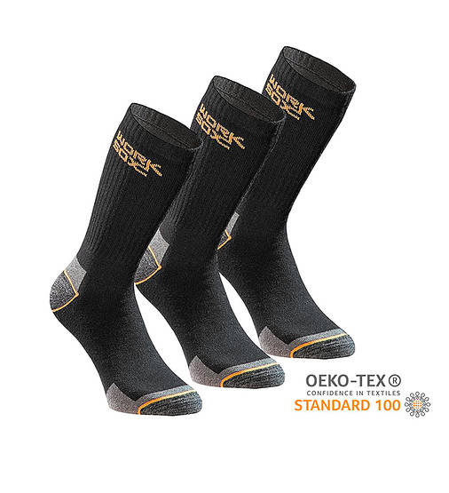 Шкарпетки Worksox (3 пари) 47-49 Black, фото 2