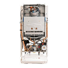 Котел газовий Innovita Perla Pro 24 кВт RSI турбір.2-х конт. 2 теплообмінники з трубою, фото 4