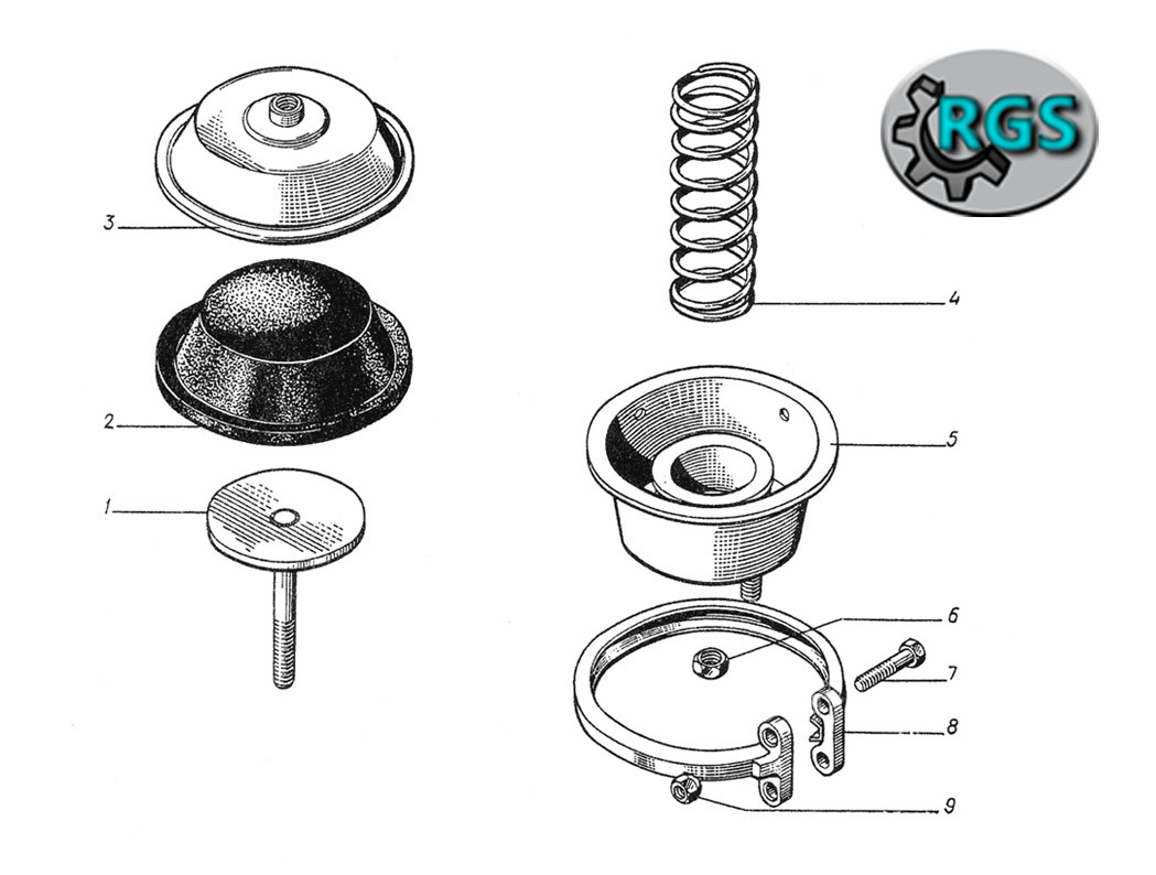 Камера гальмівна переднього мосту ЕО-4321 / Атек-881 в зборі, фото 1
