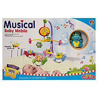 Дитячий мобіль на ліжечко "Жабеня" 6518B, музика