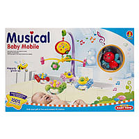 Дитячий мобіль на ліжечко "Метелик" 6518A, музика