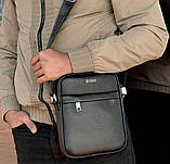 Чоловіча брендова сумка Boss (0122-2), фото 3