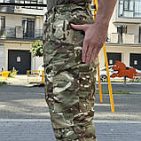 Штани тактичні військові теплі з підкладкою Omni-heat. Якісні штани вітровологозахисні зимові зсу, фото 6