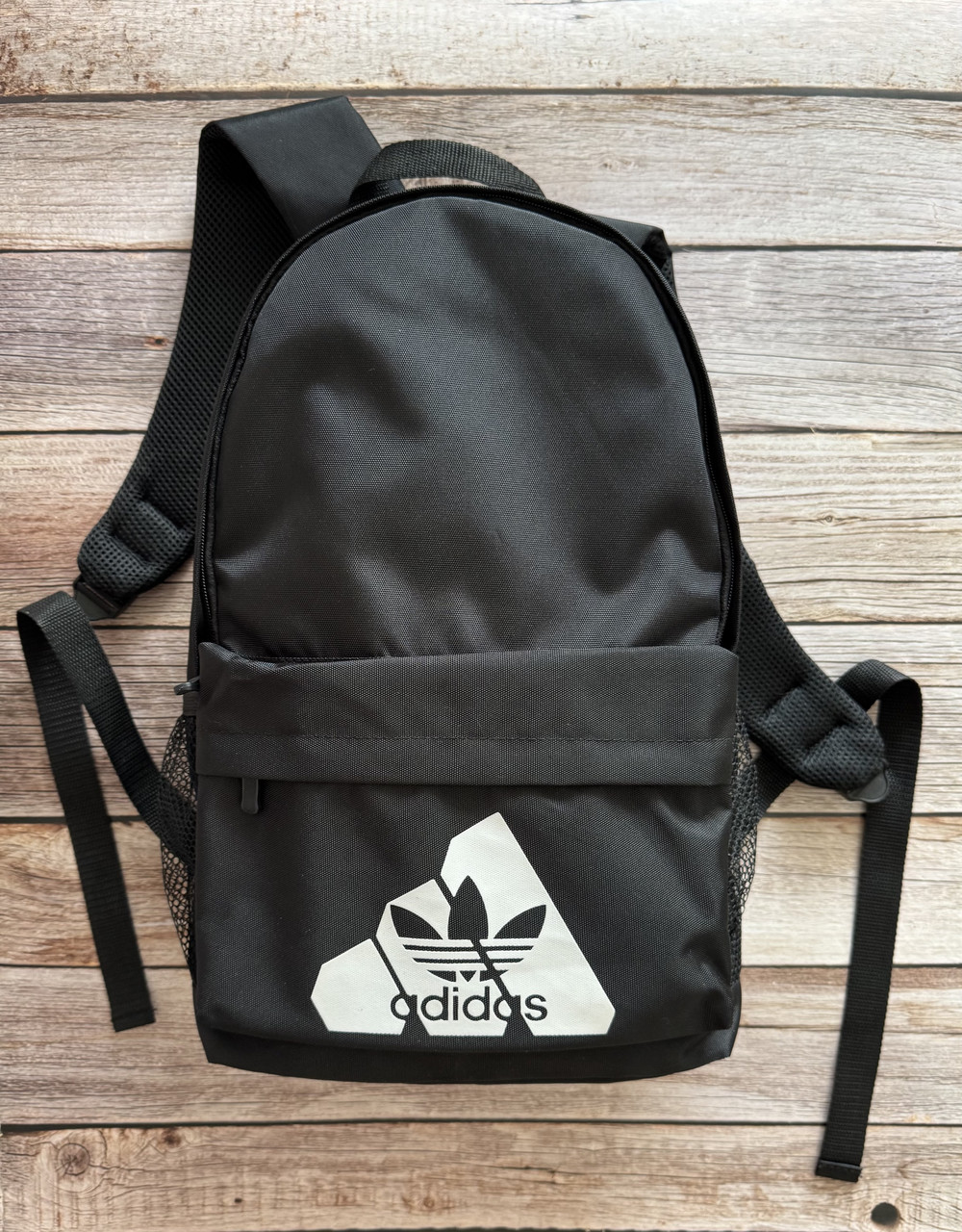 Чорний рюкзак Adidas для школи і прогулянок рюкзак адідас, фото 1