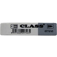 Гумка шкільна "Class" 4974/60 біло-сіра, м'яка