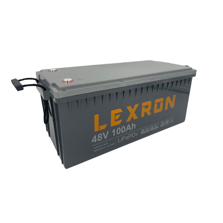 Акумуляторна батарея Lexron LiFePO4 48 V 100 Ah 4800 Wh (40/50A) ( 522 x 238 x 223), 36kg Q1