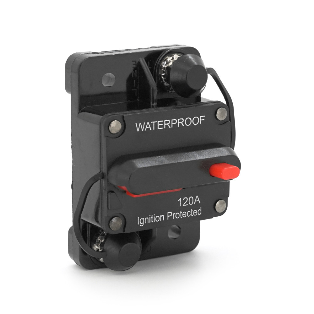 Автоматичний вимикач запобіжник однополюсний постійного струму 12-48V,GG-CB5 Waterproof 120A