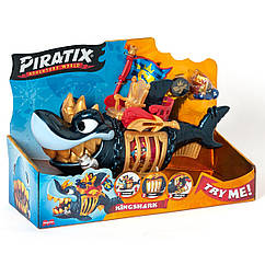 Ігровий набір Piratix S King Shark - Королівська чорна акула 27 см PPXSP112IN11