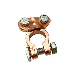 Клемка для олив'яно-кислотного акумулятора, латунь, 2 штуки в пауванні, ціна за 1 шт.