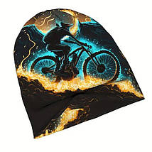 Спортивна шапочка для велоспорту (one size) подовжена, фото 4