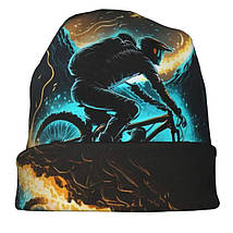 Спортивна шапочка для велоспорту (one size) подовжена, фото 3