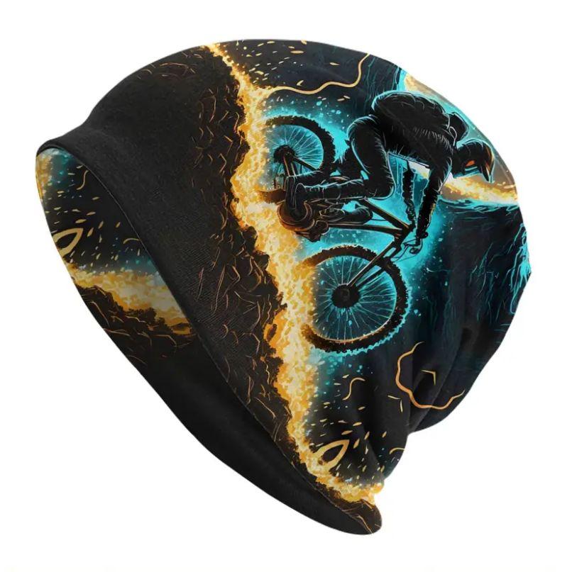 Спортивна шапочка для велоспорту (one size) подовжена