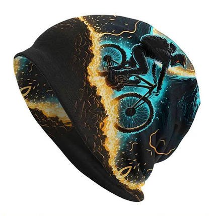 Спортивна шапочка для велоспорту (one size) подовжена, фото 1