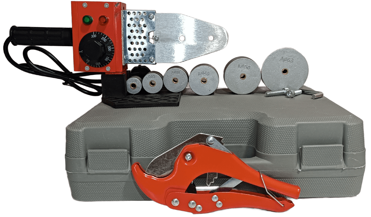 Паяльник для поліпропіленових труб САНКОМ WM-02 + ножиці в подарунок