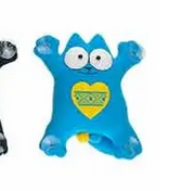 Іграшка м'яка в машину на присосках Кіт Котик 25см Україна