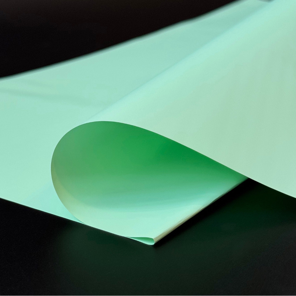 Флористична калька плівка для упаковки квітів, матова щільна, 56х56 см, м'ятна 13 (20 листів), фото 1