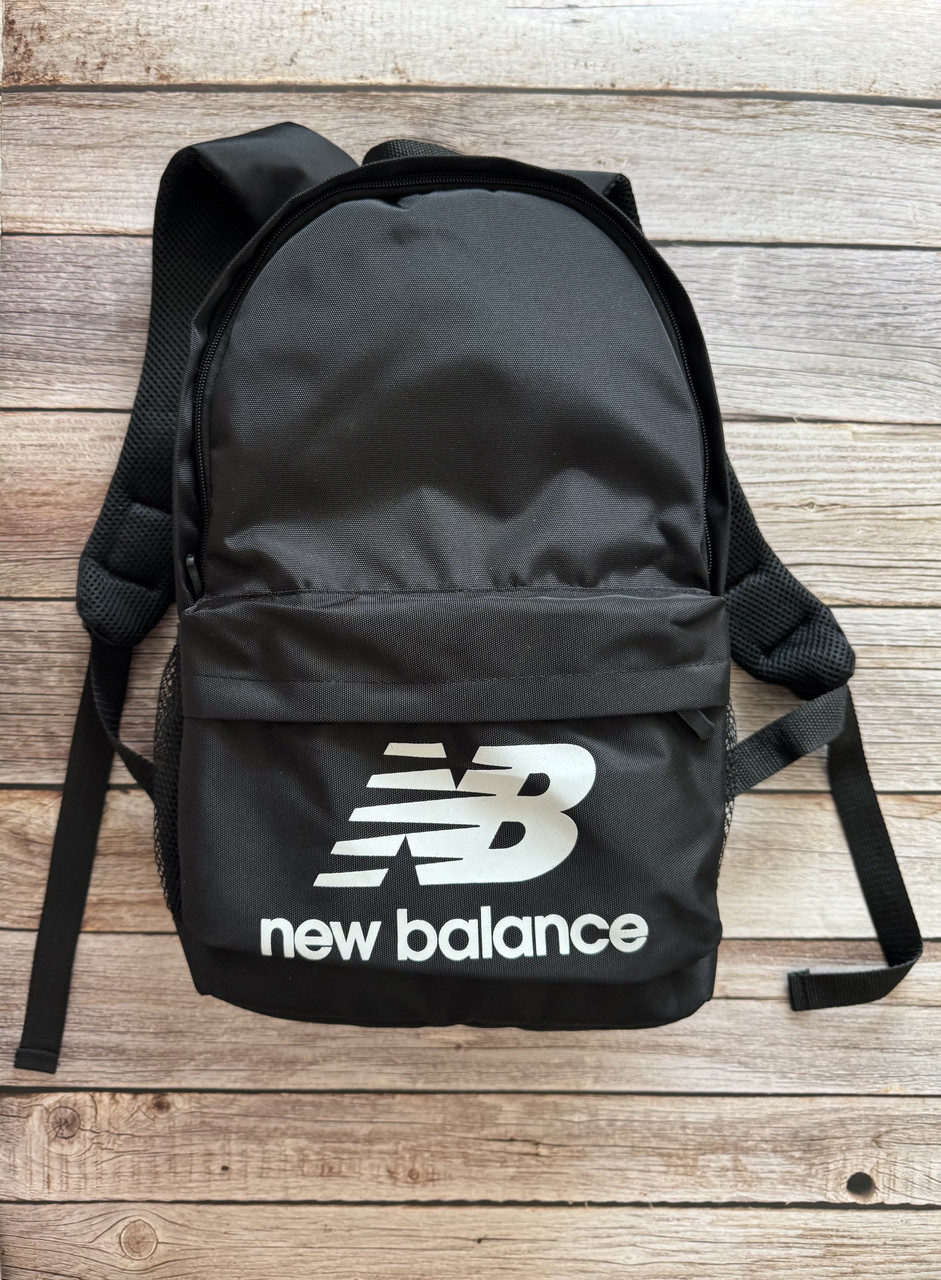 Чорний рюкзак New balance для школи і прогулянок рюкзак нью баланс спортивний, фото 1