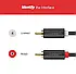 Кабель UGREEN 2RCA to 2 RCA Male to Male Audio Cable 2м black (AV104), фото 6