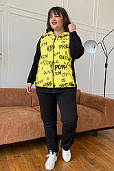 Незвичайний жіночий спортивний костюм великі розміри