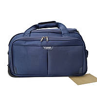 Сумка на колесах мала поліестер синій Арт.1040 (S) blue Cannes (54)