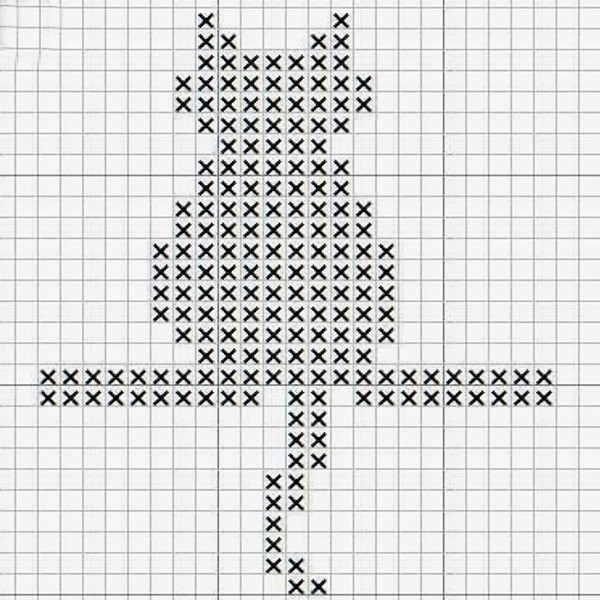 найпростіші схеми схеми вишивок хрестиком для дітей