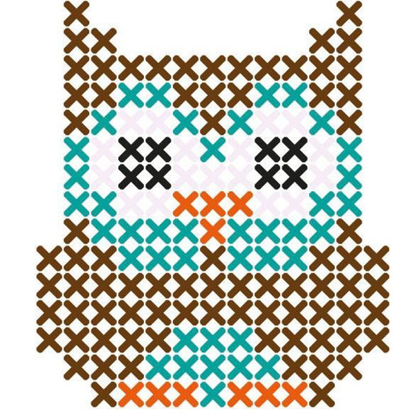 вишивка хрестиком легкі схеми