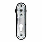 Ручки протипожежні на планці CISA 07070.24 фіксована-натискна чорний, фото 3